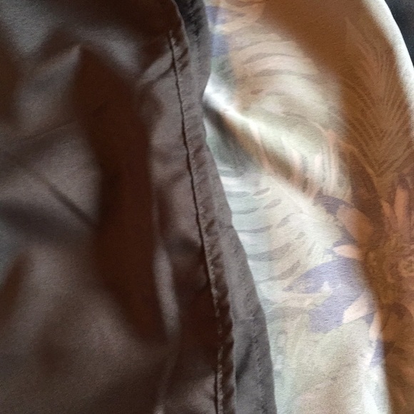 Mossimo Gray Tropical Print Mini Skirt Size L - Picture 4 of 4